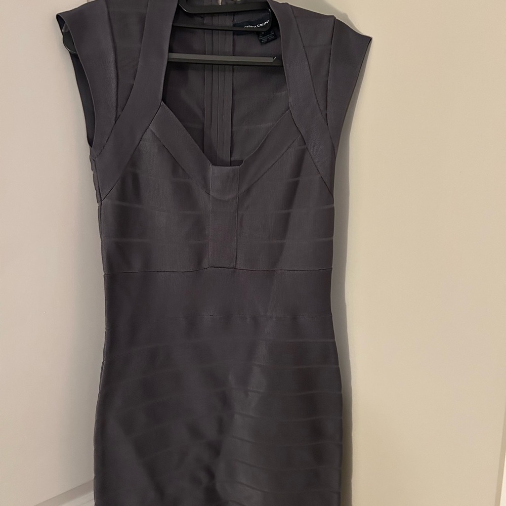 French Connection Charcoal Mini Dress Size 8